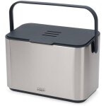 Joseph joseph collect 4l caddy de poubelle alimentaire en acier inoxydable, compacte et facile dede� ...