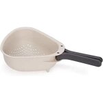 Joseph joseph droplet, grande passoire avec poigne pliante, idale pour goutter les ptes et les lgumes, ...
