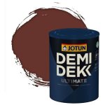 Jotun - peinture bois, lasure opaque pour ext�rieur et int�rieur satin�e - demi dekk ultimate - ral 8012 ...