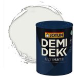 Jotun - peinture bois, lasure opaque pour ext�rieur et int�rieur satin�e - demi dekk ultimate - ral 9003 ...
