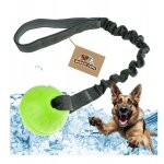 Jouet pour chien balle flottante � rapporter szarpak sur amortisseur eva