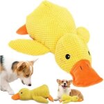 Jouet chien, canard en peluche jouet pour chien, jouet anti - stress petits chiens et chiots, jouet canard ...