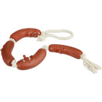 Jouet pour chiens saucisse, petit & grand canin, robuste, sans couinement, objet � m�cher, 65 cm, rouge ...
