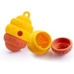 Jouet pour chiot, puzzle en silicone, mini distributeur de croquettes  lchage lent, forme alvole, ...