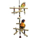 Jouets échelle d'escalade en bois pour oiseaux, perroquets, cage, perche Jouets échelle d'escalade en bois pour oiseaux, perroquets, cage, perche