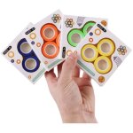 Jouets fidget spinner pour adultes et enfants - soulagement du stress - anneaux pour le bout des doigts ...