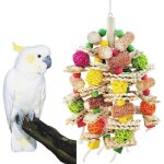 [jamais utilis�]jouet � macher pour grand perroquet, jouets � macher pour oiseaux, jouets en bois pour ...