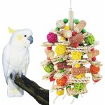 Jouet  macher pour grand perroquet, jouets  macher pour oiseaux, jouets en bois pour perroquet pour ...