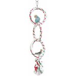 Jouet pour oiseaux perruche anneau de balançoire perroquet perchoir en corde de coton parrot jouets à ... Jouet pour oiseaux perruche anneau de balançoire perroquet perchoir en corde de coton parrot jouets à ...
