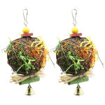 Jouets pour oiseaux pour perruches, calopsittes, conures, ins�parables, oiseaux � la recherche de nourriture, ...