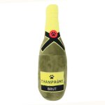 Jouets en peluche pour chien en forme de bouteille de tequila et de champagne, jouet � m�cher r�sistant ...