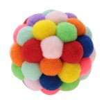 Jouet en peluche color pour animaux de compagnie, balle de jeu, outil d'entranement interactif pour ...