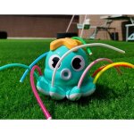 Jouet pieuvre � jet d'eau pour l'ext�rieur, mod�le pieuvre, arroseur d'eau pour enfants (vert)