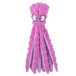 Jouets de poulpe grinants pour chien, jouets en peluche sans rembourrage pour la dentition des chiots ...