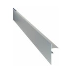 Jouplast - profil de finition clipsable pour terrasse sur plots gris - 100 mm