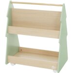 Bibliothque pour enfants design sapin, 60x38x70, 5 cm, vert nature, tagre  livres en bois tagre ...