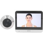 Judas de porte avec cam�ra, �cran lcd hd de 4, 3 pouces, sonnette vid�o num�rique, surveillance �lectronique, ...