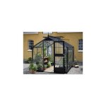 Juliana - serre en verre trempé compact avec base 8, 20 m², couleur silver Juliana - serre en verre trempé compact avec base 8, 20 m², couleur silver