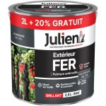 Julien - peinture ext�rieur fer antirouille 2l + 20%gratuit