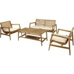 June salon de jardin avec 1 canapé, 2 fauteuils et une table de jardin canapé de jardin 4 pièces en 100 ... June salon de jardin avec 1 canapé, 2 fauteuils et une table de jardin canapé de jardin 4 pièces en 100 ...