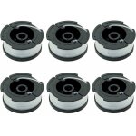 Lot de 6 bobines a6481 a6485 pour tondeuses black decker