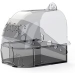 Bain d'oiseaux pour cage, version amliore, bain pour perroquet, bain d'oiseaux suspendu, fournitures ...