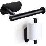 On and off porte papier toilette, support premium sans perage, porte rouleau papier toilette mural en ...
