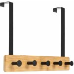 Patre de porte  suspendre 5 crochets pour chambre porte manteau pour rangement, vestes, peignoirs, ...