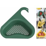 Porte vier triangle paissi, panier de crpine d'vier en forme de cygne, tagre rangement pour gouttoir ...