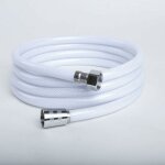 Tuyau de douche pvc 2m, remplacement universel, g1 / 2 tuyau, haute rsistance  la pression, flexible ...