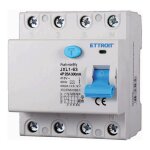 Ettroit jx342568 disjoncteur  courant rsiduel pur 4p 25a 300ma 380v - 6ka classe a