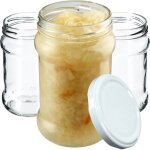 Kadax - lot de 10 petits bocaux de 315 ml fi66 pour miel, confiture, pots  confiture, pots  confiture, ...