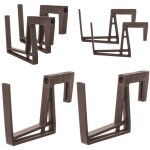 Lot de 2 supports de jardinière de balcon en plastique, sans perçage, crochets réglables et supports ... Lot de 2 supports de jardinière de balcon en plastique, sans perçage, crochets réglables et supports ...