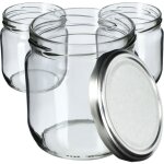 Kadax - lot de 24 bocaux à confiture 425 ml avec couvercles à vis - bocaux de conservation pour confitures, ... Kadax - lot de 24 bocaux à confiture 425 ml avec couvercles à vis - bocaux de conservation pour confitures, ...