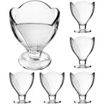 Lot de 6 coupelles  dessert avec pied, verres  glace, verres  glace, verres  dessert, pour crme ...