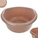 Bassine ronde en plastique profonde et robuste - grand bac idéal pour la salle de bain, la buanderie, ... Bassine ronde en plastique profonde et robuste - grand bac idéal pour la salle de bain, la buanderie, ...