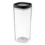 Kadax - bote de rangement transparente en plastique avec couvercle pour farine, crales, sucre et ptes ...