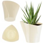 Cache - pot de fleurs 15 cm pour fleurs asymtrique ekri pour le salon - kadax