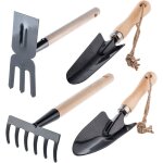 Kadax ensemble d'outils de jardin 4en1 spatule houe r�teau griffes de sol
