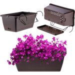 Kadax jardinière en 2 tailles et 4 couleurs - jardinière de balcon en plastique résistant pour terrasse ... Kadax jardinière en 2 tailles et 4 couleurs - jardinière de balcon en plastique résistant pour terrasse ...