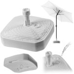 Pied de parasol rond  remplir avec du sable, de l'eau ou du gravier, support en plastique pour jardin, ...