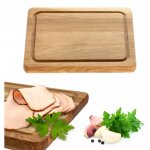 Kadax - planche  dcouper de cuisine en bois 25x20, chne