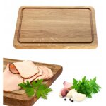 Kadax - planche  dcouper de cuisine en bois 30x20, chne