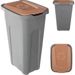 Kadax poubelle conteneur pour sgrgation poubelle 30l avec couvercle