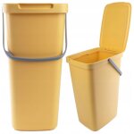 Kadax poubelle avec couvercle et poignée, en plastique, pour le tri sélectif, rectangulaire avec couvercle ... Kadax poubelle avec couvercle et poignée, en plastique, pour le tri sélectif, rectangulaire avec couvercle ...