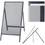 Kadax - tamis de construction pour sable, terre sable, maonnerie 120x60cm gravier maille 4mm