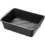 Tamis de jardin r�glable en plastique, rond, pour sable, compost, terre et pierres, avec r�glage manuel ...