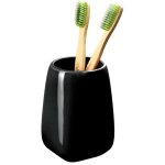 Tasse de salle de bain pour brosses à dents noir - kadax Tasse de salle de bain pour brosses à dents noir - kadax