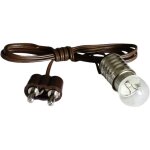 �clairage 3, 5 v e10 pour cr�che de no�l ? ampoule incandescente ? longueur c�ble 60 cm ? couleur d'�clairage ...