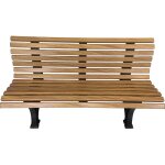 Blome - banc d'extérieur en plastique, à 13 lames, largeur 1500 Blome - banc d'extérieur en plastique, à 13 lames, largeur 1500
